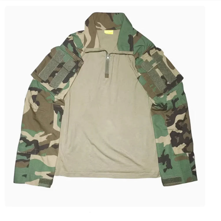 M81 Woodland camouflage GEN3 G3 TrainingTactical Hunting Combat training special force Frog suit Long sleeved+long pants ﻿