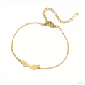 Lucktune Angel Wing Pendant Bracelet for Women Stainless Steel Beads Chain Bracelet Fashion Kpop 2025 New Jewelry Wedding Gift