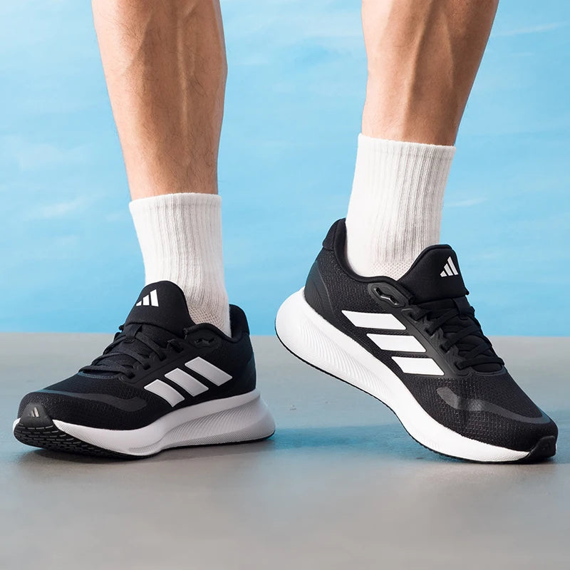 Adidas RUNFALCON 5 Running Shoes Original Men's Shoes Lightweight Breathable Fitness Training Sports Shoes JP6377-1
