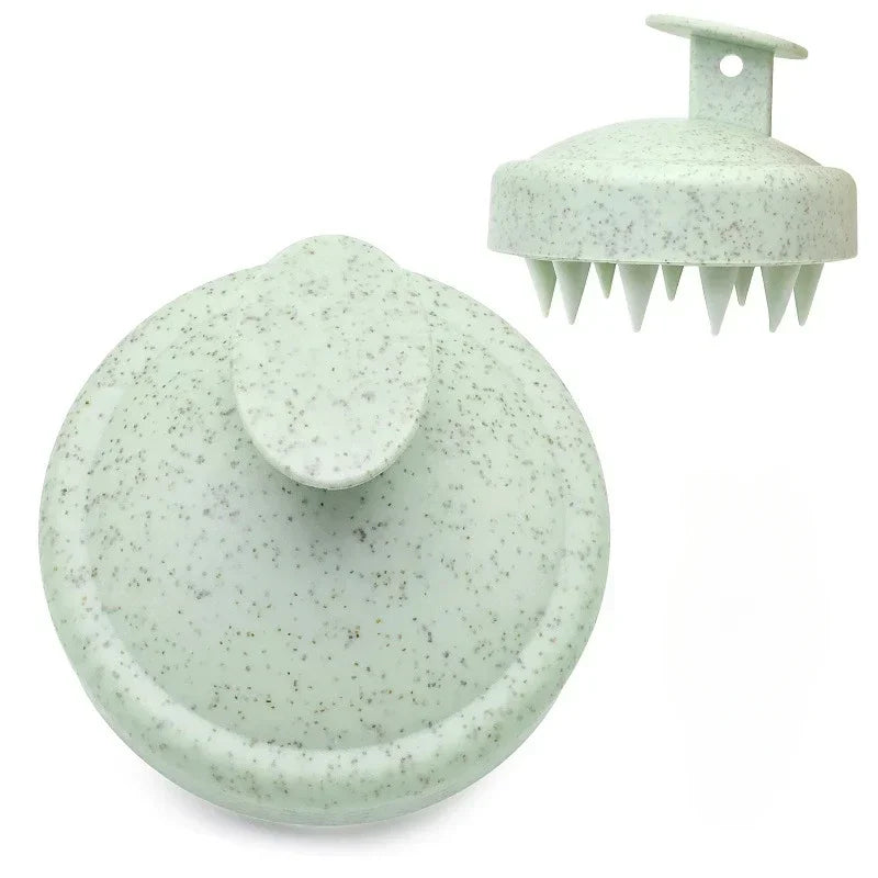 Silicone Shampoo Brush Head Scalp Massage Tool