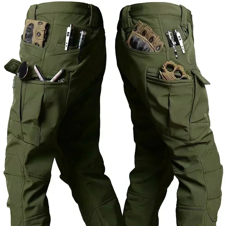Men's Winter Autumn Fleece Jackets Tactical Waterproof Suits Outdoor Fishing Hiking Camping Tracksuits Coats Thermal Pants