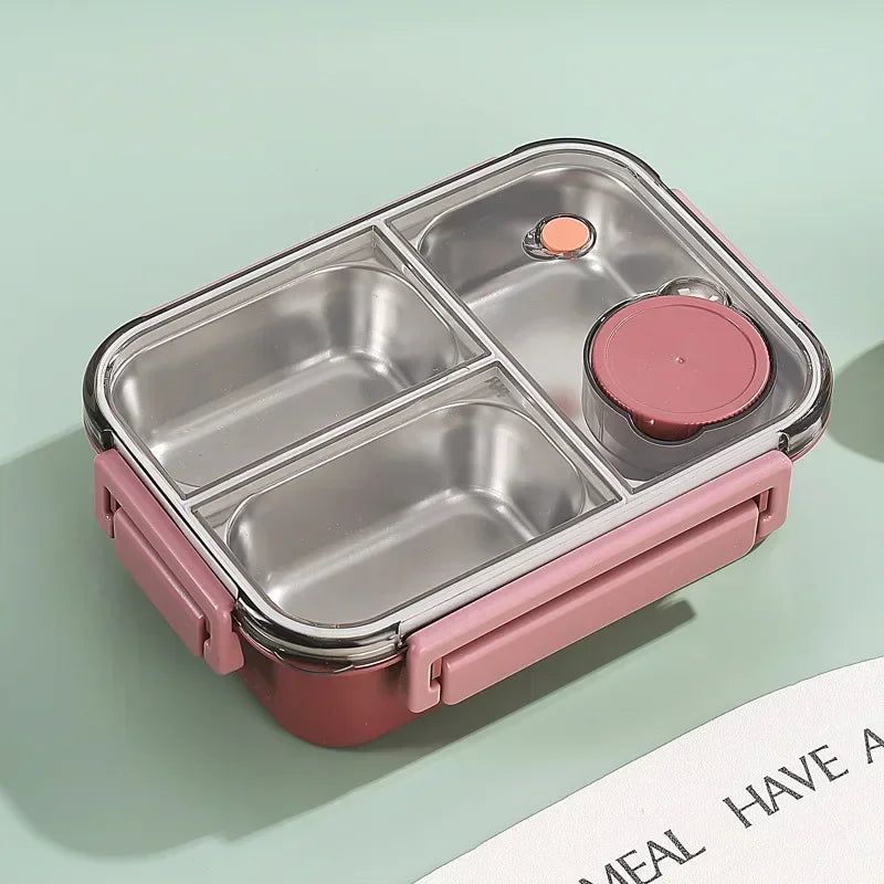 850ml Portable Lunch Boxes for Children Adults Thermo Soup Bento Box Stainless Steel Insulated Heating Food Storage Container