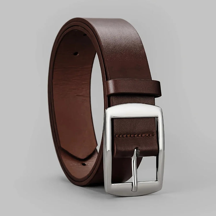 New Luxury Belt for Men PU Leather Belt Metal Pin Buckle High Quality Famous Brand Designer Waist Strap Belt for Jeans Plus Size