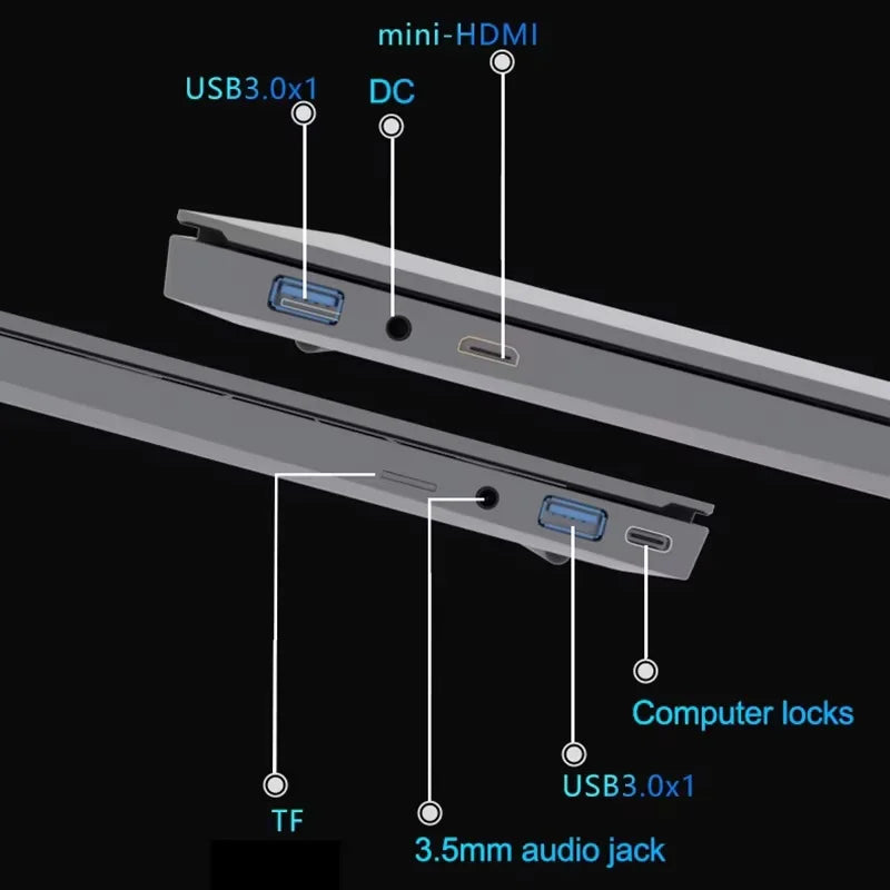 15.6 Inch Laptop Windows 11 I9 Notebook Intel Core I9-10980HK/9900 Fingerprint Unlock 16GB RAM 1TB 2TB SSD Office Gaming Laptops
