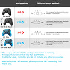 G6 Wireless Mobile Game Controller with Hall Trigger and Hall Joystick Supporting Switch/PC/Android/iOS