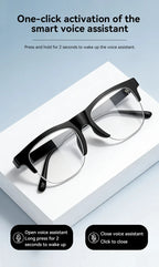 Lenovo 8K 1800MP AI Smart Glasses Hands-Free Calling AI Translation AI Chat Logging Music Playback Men Women Smart Sunglasses