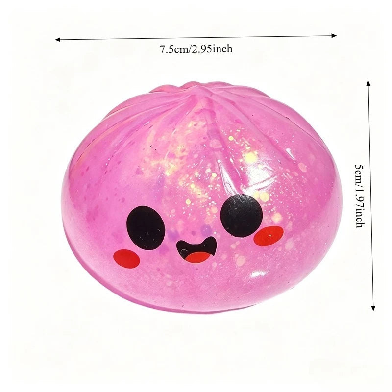 Halloween Dumpling Squeeze Squishy Toy Dumpling Slow Rising Squeeze Stress Relief Sensory Toy Soft Kawaii Halloween Fidget Toy