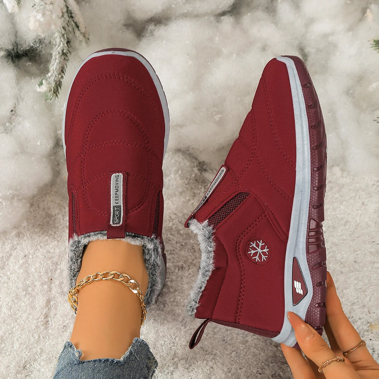 Women's Boots, lightweight Women's Shoes, Thickened Fleece Comfortable Soft-Soled Women's Casual Shoes, Free Shipping Shoes