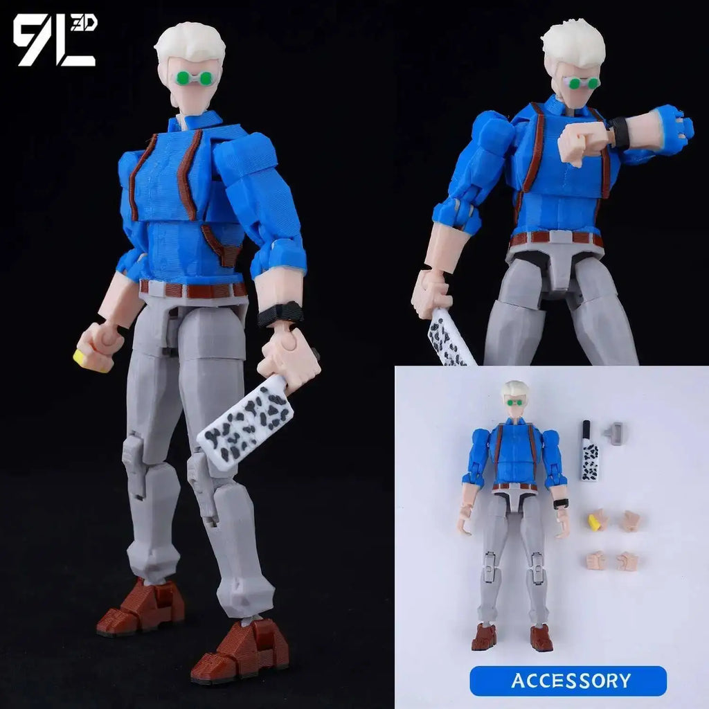 9L3D Printed Anime Jujutsu Kaisen Sukuna Yuji Yuta Satoru Gojo Lucky Dummy 13 Movable Shapeshift Action Figures Mannequin Toys