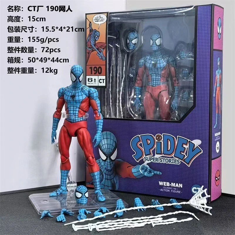 ZD Ct Factory 186 Scarlet Spider Man Amazing Spider-Man Wolverine Comic Version Action Figure Model Doll Ornament In Stock Gift
