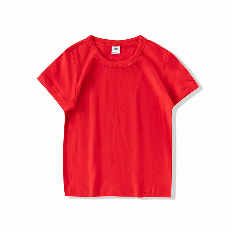 Autumn Spring Cotton Children T-shirt  Boys Girls Tees Long Sleeve White Shirt Kids Tops Baby Clothes Solid Black Blue Yellow