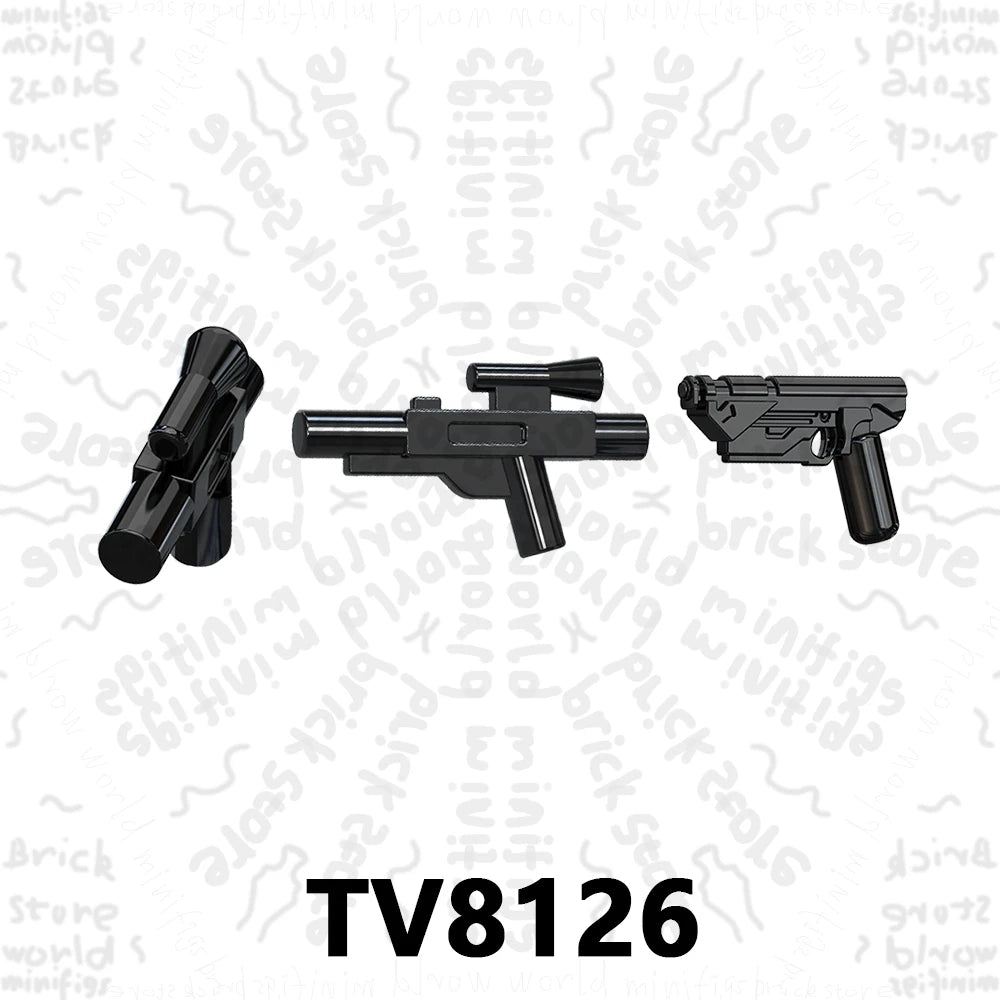 TV6117 TV6118 TV6119 Space War Action Figure Accessories Building Blocks Gift Toys For Children Adult Brick TV6116 TV6115 TV6114