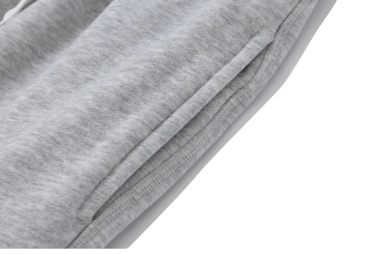 2026 American Heavyweight Sports Sweatpants for Men in The Summer of 2025, New Straight-leg Casual Wide-leg Long Pants