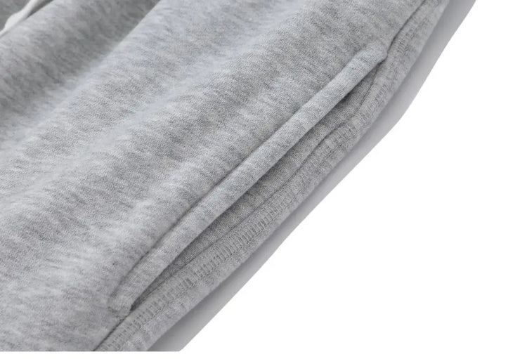 2026 American Heavyweight Sports Sweatpants for Men in The Summer of 2025, New Straight-leg Casual Wide-leg Long Pants