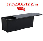 Square toast Bread Baking Tray Cake box Mold with Lid Aluminum Alloy Non-stick Pan Mini Baking Tray Baking Box Diy Cake Bakeware