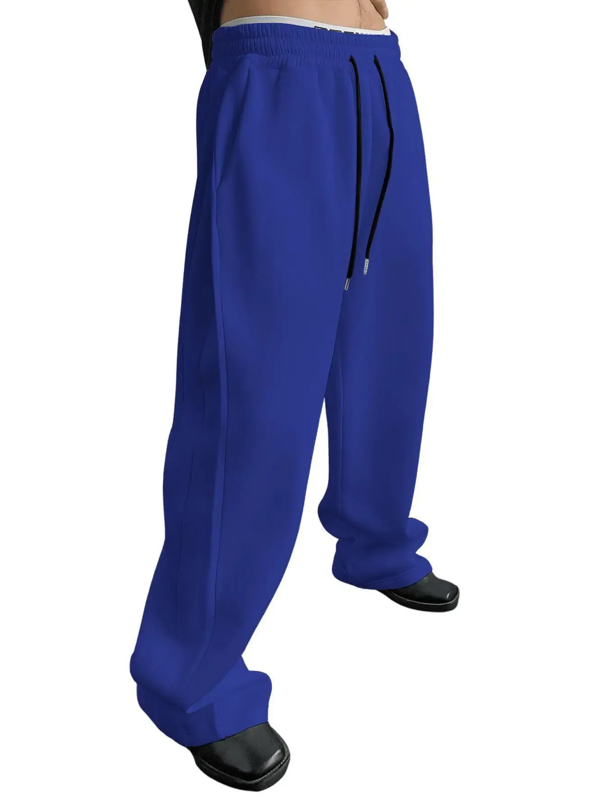 2026 American Heavyweight Sports Sweatpants for Men in The Summer of 2025, New Straight-leg Casual Wide-leg Long Pants