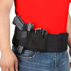 Men Tactical Waist Band Belt for Concealed Carry Outdoor Hunting/Fitness Gun Holster Hidden Phone Pouch Defense Utility Belt