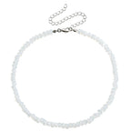 Transparent Crystal Irregular Beaded Choker Necklace for Women Korean Collarbone Clavicle Chain on the Neck Collar Jewelry