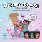 100+ Pieces Assorted Squishy Figures Blind Box Surprise Toy Slow Rising Soft Fidget Toys Featuring Moai Head Panda Rabbit Stress