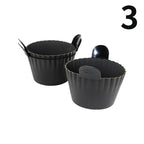Dishwasher Safe Air Fryer Silicone Egg Cups Silicone Egg Cooker Mold Reusable Egg & Cake Baking Cups Safe Ramekins Muffin Liners