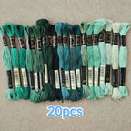 100% Cotton High Quality Cross Stitch Floss Embroidery Thread  Cross Stitch Embroidery Hand Knitting Sewing Weaving 8m 447 Color