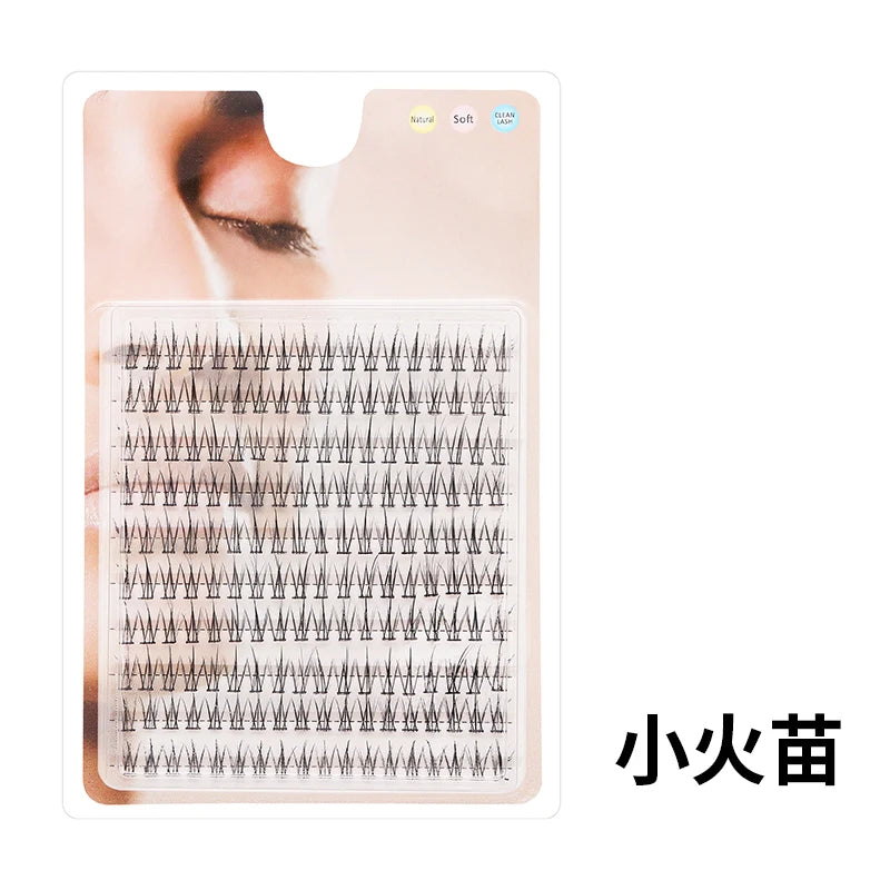 Individual Lashes Eyelash Book Clusters Extensions False Eyelash DIY at Home Cluster Eyelash Extensions Makeup Kit Lashes