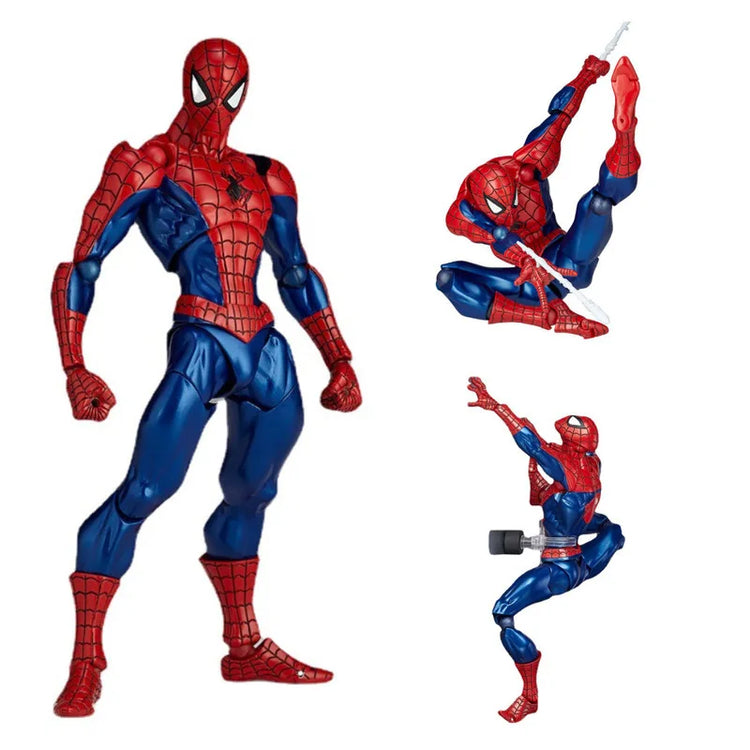 Spiderman Yamaguchi Style No.002 Reissue Articulated Movable Action Figure Boxed Collectible Model Desktop Display Ornament Gift