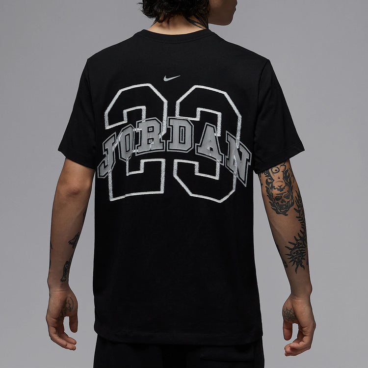Nike genuine Jordan Men's Classic Casual Knit Loose Breathable T-Shirt IB8915-010