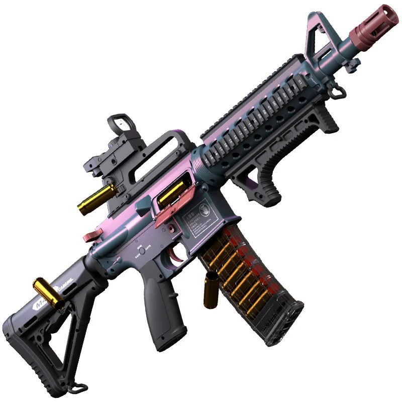 Electric Catapult Soft Shell Toy Gun - Automatic Continuous Shooting, Nylon Material, Outdoor Shooting Game Specific Toy Gun