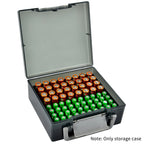 Battery Storage Organizer Holder Holds 72 AA AAA Batteries, Battery Box Case Garage Container,Home Drawer Organization Dispenser