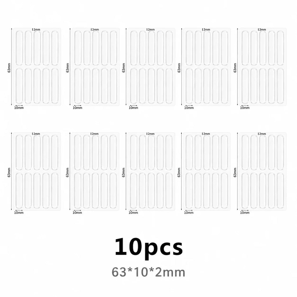 Self Adhesive Buffer Pads Refrigerator Anti-collision Strip Door Stopper Cabinet Door Bumpers Transparent Wall Protector Pad