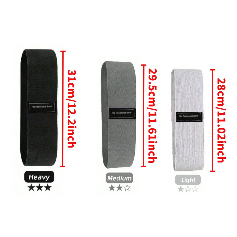 Basic Fabric Resistance Hip Booty Bands Glute Squat Circle Stretch Fitness Strips Loops Yoga Gym Equipment