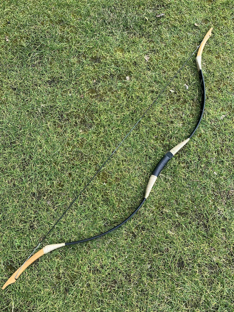 20-60lbs Traditional Recurve Bow Practice Archery Hunting Handmade Wooden Longbow made by hands
