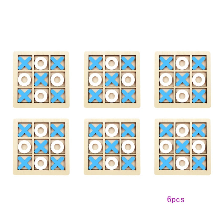 Montessori Play Game Wooden Toy Mini Chess Interaction Puzzle Training Brain Learing Early Educational Toys For Children Kids