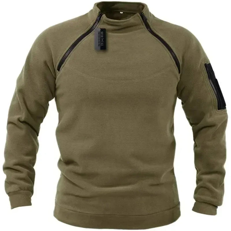 Men Tactical Outdoor Polar Fleece Jacket Hunting Clothes Warm Zipper Pullover Man Windproof Coat Thermal Hiking Hunting Sweater