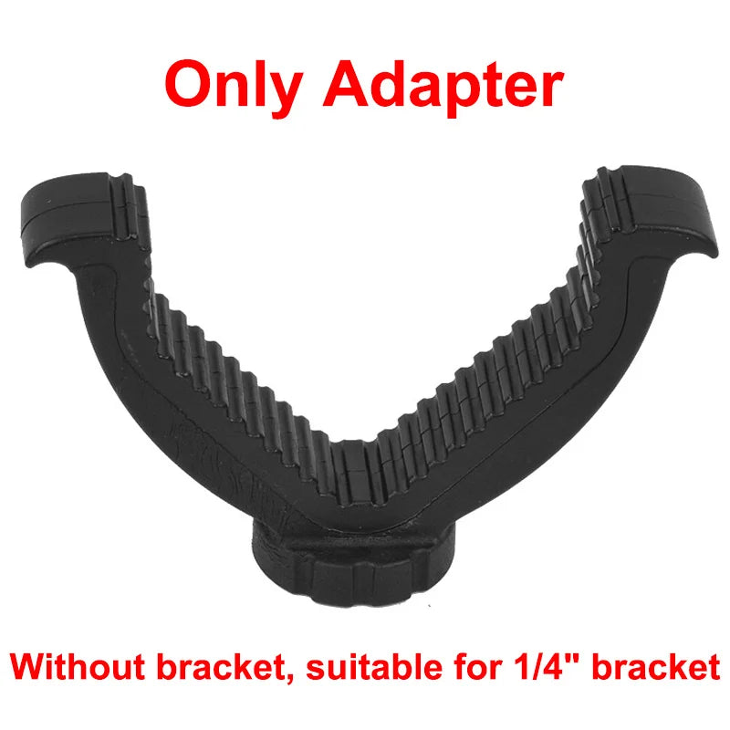 Aluminum Alloy Hunting Stand Adjustable Height Monopod Portable Shooting Stick Hunting Accessories w/ Anti-lost Wristband