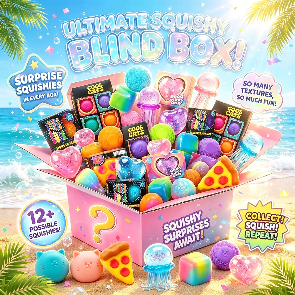 1000+Pieces/Kinds Assorted Squishy Figures Blind Box Surprise Toys Slow Rising Soft Fidget Squeeze Stress Relief Toy Random 1pcs