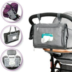 Portable Diaper Changing Pad Portable Baby Changing Pad with Pockets Waterproof Travel Diaper Changing Station Kit Baby Gifts