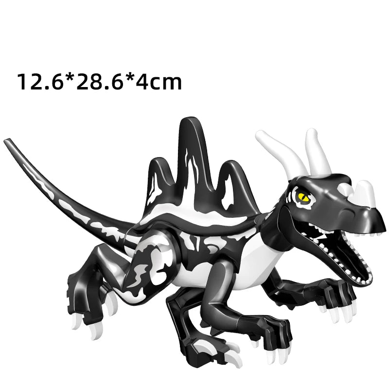 Jurassic Dinosaurs Building Blocks Indominus Rex DIY Big Size Tyrannosaurus Action Figure Models Children Toys Animals Gifts