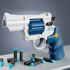 ZP5 Revolver Pistol Manual Soft Dart Bullet Launcher Toy Gun Weapon Outdoor  Airsoft  Shooter Pistola For Boys Birthday Gift