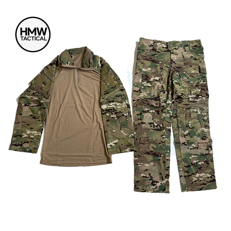 Multi-Cam Full Suit, Single Pants, MC, MultiCam, All Terrain, CP Work, Long Pants, G3 Tactical Pants, Gen3 Frog Suit Top