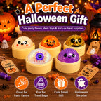 5CM Halloween Realistic Bao Squishy Toy Dumpling Slow Rising Squeeze Fidget Sensory Stress Relief Tactile Novelty Gift Box Set