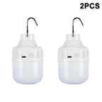 1-10PCS USB Rechargeable LED Camping Light Waterproof Portable High Power Outdoor Lantern for Hiking BBQ Emergency Hunting