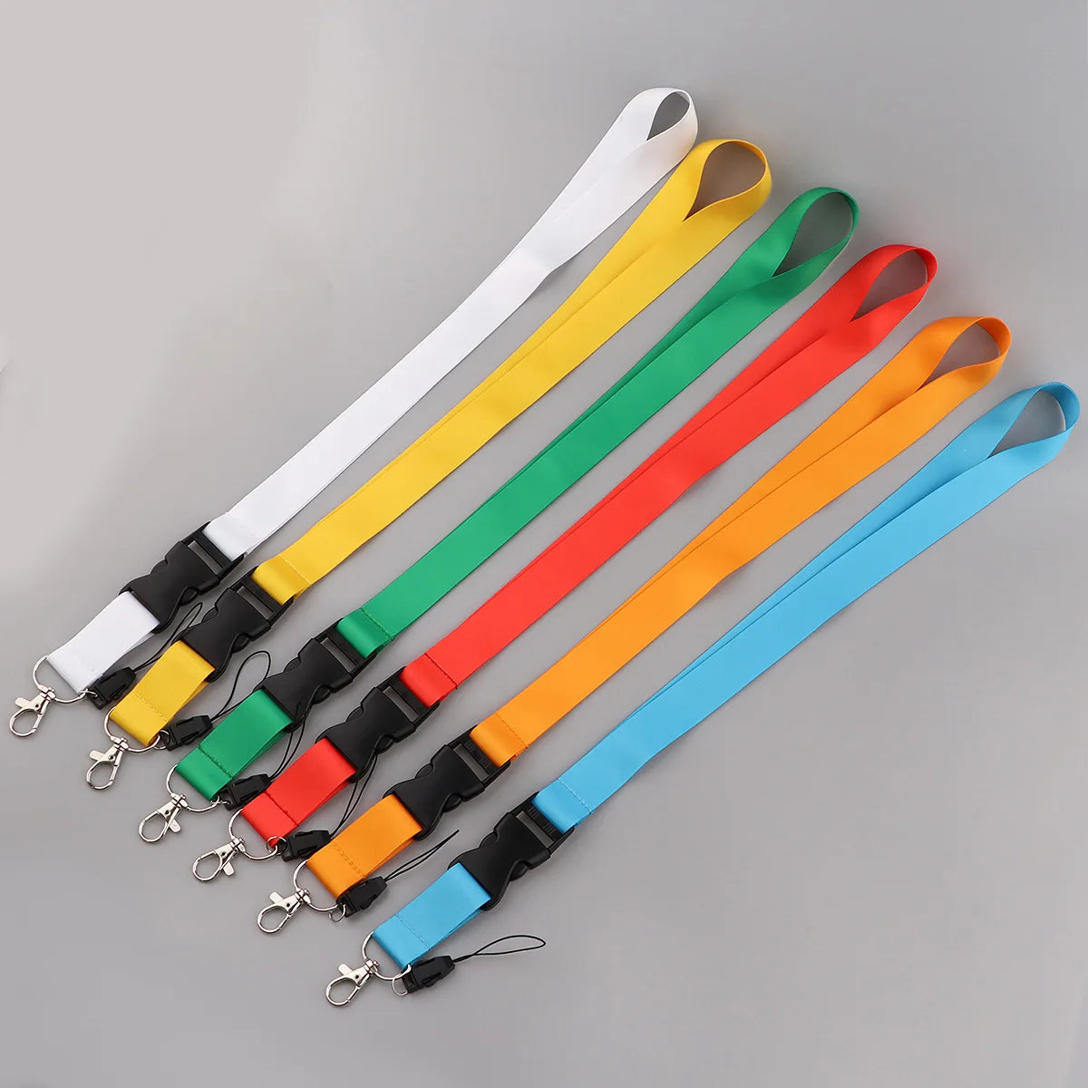 Fashion Mobile Phone Lanyard Pure Color Neck Strap Credencial Teacher Lanyard For Keys Id Card Holder Pass Key Ring Accessories