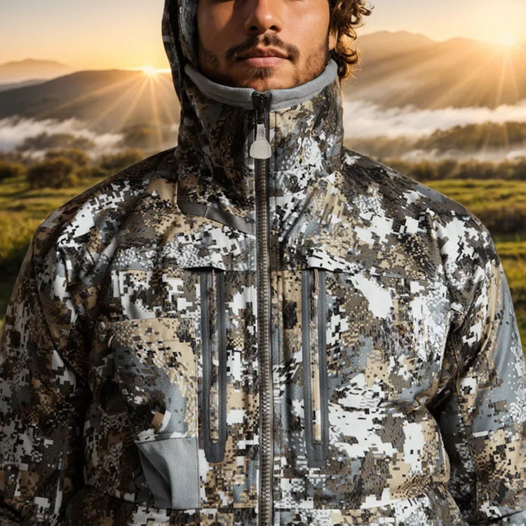 Hifad Men's Incinerator Aerolite Jacket Jungle Camouflage Outdoor Hunting Jacket
