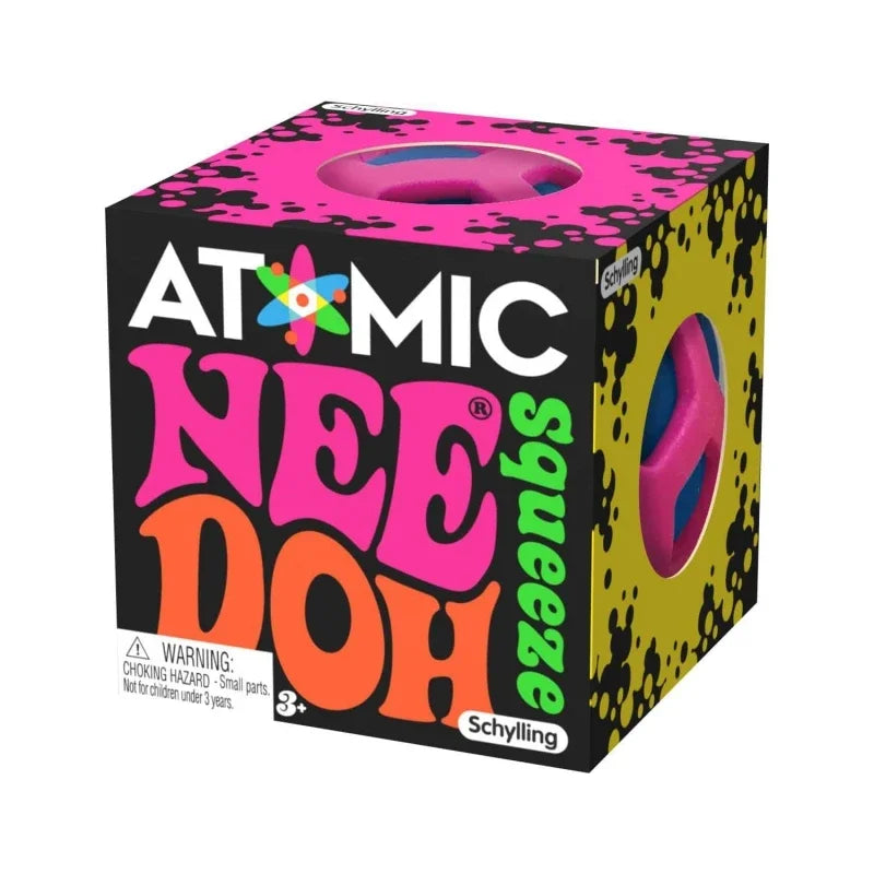 Schylling Needoh Atomic Stress Relief Ball Squishies Toy Blind Box Adult Party Gift Tool Stress Relief Toy Fidget Toys