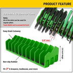 Practical plier organizer rack Holds up to ten pliers Drawer Toolbox Sturdy Pliers Tool Organizer Storage Rack Space-Saving