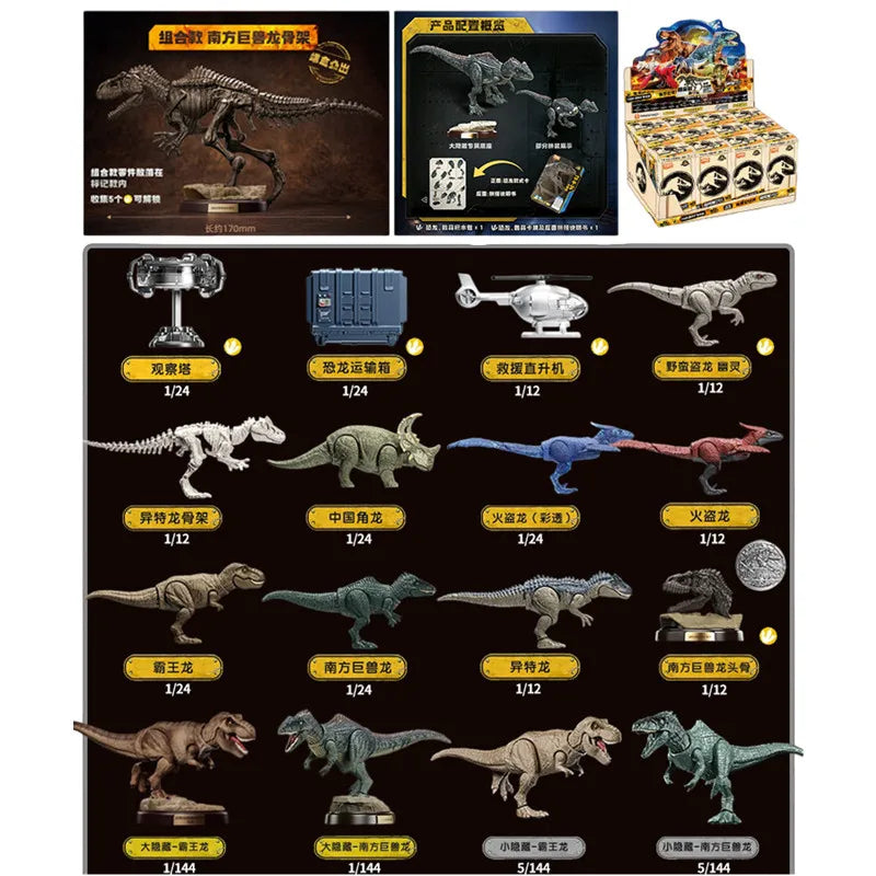 BLOKEES Jurassic World V02 V03 V04 Mosasauridae Jurassic Park Dinosaurs Tyrannosaurs Action Figure Assembled Toys  Birthday Gift