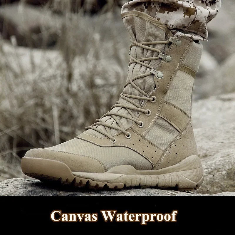 High Quality Special Force Tactical Boots Desert Combat Men Military Outdoor Hiking Lightweight Hunting Boots Large Size 48
