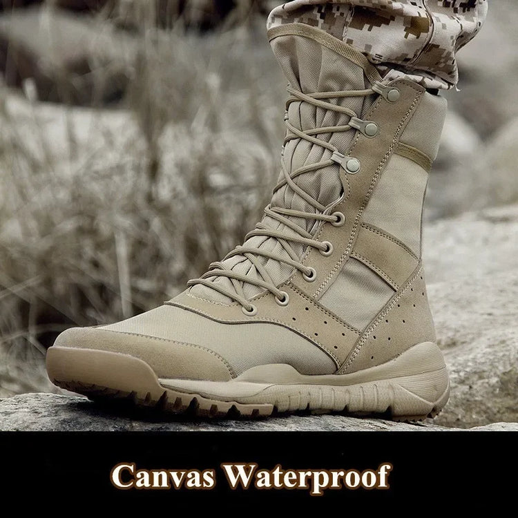 High Quality Special Force Tactical Boots Desert Combat Men Military Outdoor Hiking Lightweight Hunting Boots Large Size 48